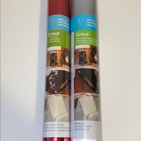 NWT Bundle of 2 rolls of Cricut Adhesive Foil